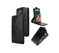 Coque pour Blackview BV5300 Pro Etui de Protection en Cuir à Rabat Vertical de Luxe avec Fente pour Carte Noir