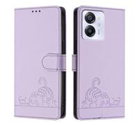 Coque pour Blackview Color 8 / Oscal Modern 8, Housse en Cuir PU Portefeuille à Rabat Cover Étui avec Porte Cartes Etui de Protection RFID pour Blackview Color 8 / Oscal Modern 8, Violet