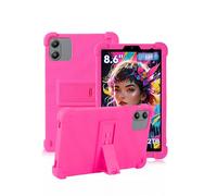 Coque pour Blackview Link2/Blackview Link 2 8 Pouces,daunke Silicone Souple,avec Support Rabattable,Légère aux Chocs,Anti-Rayures,Protection complète,Rose