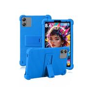 Coque pour Blackview Link2/Blackview Link 2 8 Pouces,daunke Silicone Souple,avec Support Rabattable,Légère aux Chocs,Anti-Rayures,Protection complète,Bleu