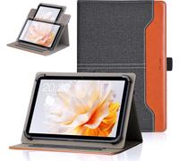 Coque Pour Blackview Tab90 Wifi/Doogee U9/U10/U11/U11 Pro/Honor Pad X8a/Teclast P50/M50/T50, Rotatif Multi-Angles Universelle Étui Housse Pour Tablette 10-Tablette 11 Pouces,Noir