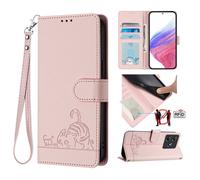 Coque pour Blackview Wave 8C/Wave 8/Oscal Flat 2/Oscal Flat 2C 6.56"" Housse RFID Blocage Fermeture Magnétique en Cuir PU Etui,rose