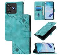 Coque pour Blackview Wave 8C/Wave 8/Oscal Flat 2/Oscal Flat 2C 6.56"", [Portefeuille] [Etui à Rabat] Housse en Cuir PU -Vert