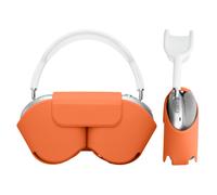 kwmobile Coque Compatible avec Apple AirPods Max Coque - Housse de Protection Souple en Polyester pour Casque Audio - avec Mode Veille - Orange d'été