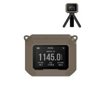 Coque pour chronographe WUNIAK Xero C1 Pro, coque de protection en silicone souple portable résistante aux rayures et aux chocs pour chronographe Garmin Xero C1 Pro, couleur pierre