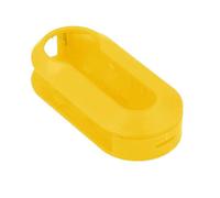 Coque pour Clef Voiture Originelle Compatible avec Fiat Lancia Citroën Peugeot pour 3 Boutons Jaune