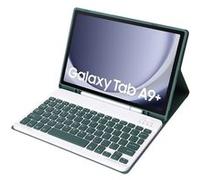 Coque pour Compatible avec Samsung Galaxy Tab A9 Plus 11 pouces SM-X210/X215/X216 Étui Clavier Bluetooth Détachable avec Pporte-crayon et Support Rabattable ZURSANA Vert Vert
