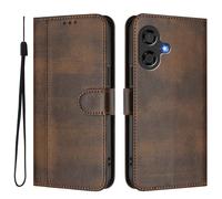Coque pour Coolpad Cool 40i Housse Etui en PU Cuir Portefeuille avec Porte Carte à Rabat Clapet Housse Protection Flip Case Magnétique Étui pour Coolpad Cool 40i, Brown