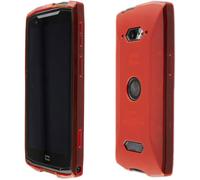 Coque pour Crosscall Core-M5,TPU-Housse Étui de Protection Antichoc pour Smartphone (Coque de Coloris Rouge)