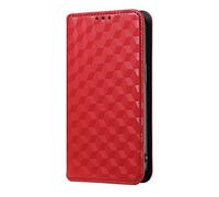 Coque pour Cubot A30,Fermeture magnétique Flip Phone Case,PU Portefeuille en Cuir Phone Case avec Carte Slots.3D Conception de Motif-Red