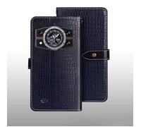 Coque pour Cubot KingKong 11 (6.72""), Housse en Cuir PU Pochette de Portefeuille, Magnétique Étui de Protection, Bleu WG