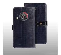 Coque pour Cubot KingKong 9 6.58"" Housse en Cuir PU Pochette de Portefeuille Magnétique Étui de Protection Bleu WG