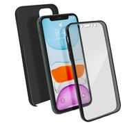 Coque pour de protection pour iPhone 11 Intégrale Rigide et Souple Noir