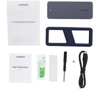 Coque pour disque dur externe - housse pour disque dur externe Ugreen Boîtier SSD CM777, NVMe/SATA, 20 Gbit/s, USB-C