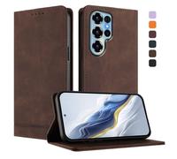 Coque Pour Doogee Note 56X - 56X PRO Etui en Cuir PU Portefeuille Magnétique Rétro Flip Housse multicolore Marron RC23 Marron
