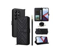 Coque pour Doogee Note 56X/Note 56X Pro Etui Portefeuille pour Téléphone Portable en Cuir PU Souple avec Fermeture Magnétique Bandoulière Longue et