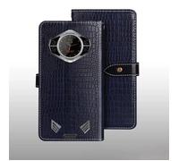 Coque pour Doogee S200/S200 Plus/S200X 6.72"", Housse en Cuir PU Pochette de Portefeuille, Magnétique Étui de Protection, Bleu WG