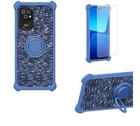 Coque pour Doro 8220 Coque Compatible avec Doro 8220 Coque Étui [avec Trempé 9H Protection D'écran] Case Support de Bague PC + Silicone JSF-JJS