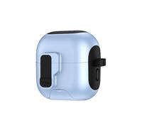 Coque pour écouteurs Huawei FreeClip 2 avec support, coque de verrouillage magnétique antichoc, prend en charge le chargement sans fil, anti-perte (bleu noir)