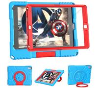 Coque pour Enfants pour iPad 5e/6e génération 9,7" Version 2017/2018, Lainergie iPad Air 2 avec Protecteur d'écran, iPad Pro 9,7", Coque de Protection légère et résistante aux Chocs avec poignée et