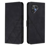 Coque pour Fairphone 5 Coque Etui avec Porte Carte à Rabat Clapet Portefeuille en PU Cuir Pochette Magnétique Flip Case Étui Cover Housse Protection Coque pour Fairphone 5, Noir