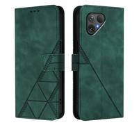 Coque pour Fairphone 5 Coque Etui avec Porte Carte à Rabat Clapet Portefeuille en PU Cuir Pochette Magnétique Flip Case Étui Cover Housse Protection Coque pour Fairphone 5, Vert