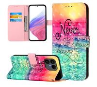 Coque pour Fairphone 6, 3D en Cuir PU Étui Portefeuille à Rabat Housse Cover avec Porte Cartes Fermeture Magnétique Etui de Protection pour Fairphone 6, Chasser Les rêves