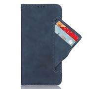 Coque pour Fairphone 6,Boîtier de téléphone en Cuir PU Flip avec Fentes Mobiles pour Cartes.Conception de Support,Protection Contre Les Chutes-Blue