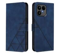 Coque pour Fairphone 6 Coque Etui avec Porte Carte à Rabat Clapet Portefeuille en PU Cuir Pochette Magnétique Flip Case Étui Cover Housse Protection Coque pour Fairphone 6, Bleu