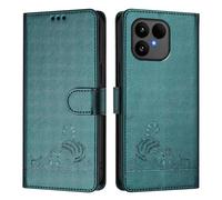 Coque pour Fairphone 6 Etui [Magnétique Protection] [RFID Blocage] Fentes pour Cartes Protection Portefeuille Etui Housse Premium en Cuir PU pour Fairphone 6, Vert
