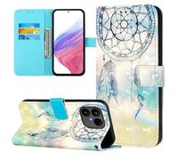 Coque pour Fairphone 6, Housse en Cuir PU Pochette Portefeuille Magnétique Etui de Protection, Flip Case pour Fairphone 6, Campanule