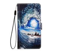 Coque pour Fairphone 6 Phone Case Clapet Étui de Protection Case Portefeuille Cuir 3D Gemälde PU avec Carte Slot et Support Fonction Étui pour Fairphone 6