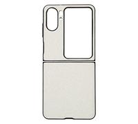 Coque pour Find N2 Flip, Coque de Protection Pliable pour Téléphone Portable Anti-Chute, Coque Antichoc Rétro Ultra Fine (Blanc)