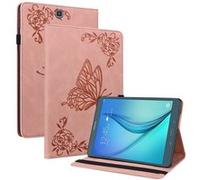 Coque pour FLOODKINGSamsung Galaxy Tab A 9.7, protection en TPU, 3 fentes pour cartes,Rose Rose G