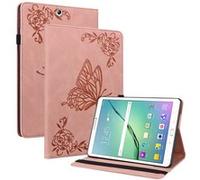 Coque pour FLOODKINGSamsung Galaxy Tab S2 9.7, protection en TPU, 3 fentes pour cartes,Rose Rose G