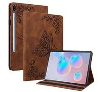Coque pour FLOODKINGSamsung Galaxy Tab S6, protection en TPU, 3 fentes pour cartes,Marron Marron G