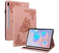 Coque pour FLOODKINGSamsung Galaxy Tab S6, protection en TPU, 3 fentes pour cartes,Rose Rose G