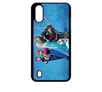 Coque Pour Galaxy A01 - Frozen Reine Des Neiges - Noir