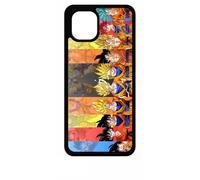 Coque Pour Galaxy A03 - Dbz Sangoku Le Chemin Du Guerrier Saiyan - Silicone - Noir