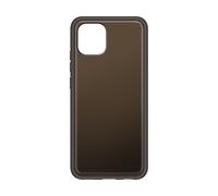 Coque pour Galaxy A03 Souple Utra-Fine Compatible avec Chargement Sans Fil, Noir
