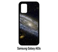 Coque Pour Galaxy A03s - Andromède - Silicone - Noir