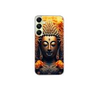 Coque pour Galaxy A05S avec motif bouddha et fleur