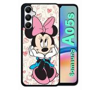 Coque Pour Galaxy A05s - Disney Minnie Love - Silicone - Noir