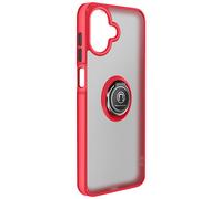 Coque pour Galaxy A07 avec Support Anneau et Fixation Magnétique Rouge