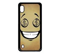 Coque Pour Galaxy A10 - Smiley Cupide Dollars - Noir