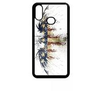 Coque Pour Galaxy A10s - Aigle Americain Grunge - Noir