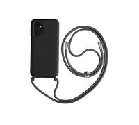 Avizar Coque pour Galaxy A13 4G Semi-Rigide Soft-Touch avec Cordon Tour de Cou