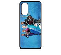 Coque Pour Galaxy A13 5g - Frozen Reine Des Neiges - Silicone - Noir