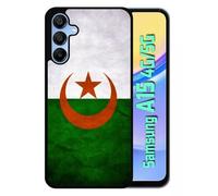 Coque Pour Galaxy A15 4g/5g - Drapeau Algérie - Silicone - Noir