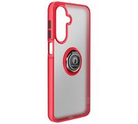 Coque pour Galaxy A17 avec Support Anneau et Fixation Magnétique Rouge